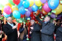 Eröffnung der Bürgerpark-Tombola durch den Bremer Bürgermeister Jens Böhrnsen