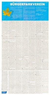 Veröffentlichung der Neujahrsspender im Weser-Kurier vom 31.12.2025