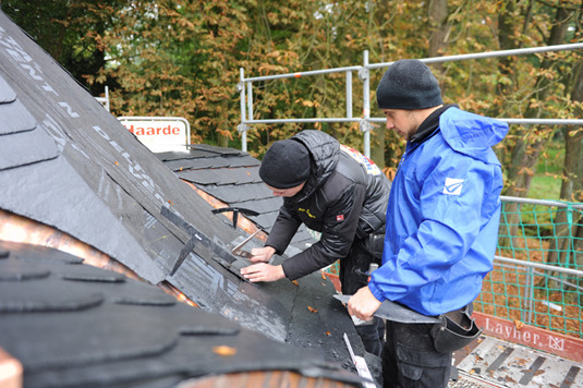 Dachdecker Lehrbaustelle im Bürgerpark